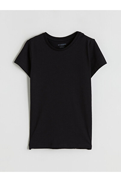 LC Waikiki Timeless Recommendations from Timeless Store | Crew Neck Short Sleeve Boys Undershirt