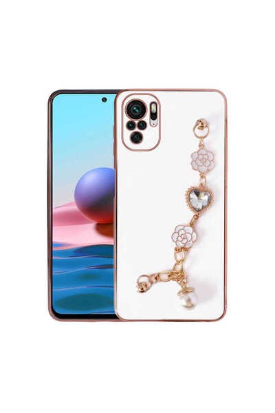 zore Redmi Note 10S Case with Hand Grip and Camera Protection Omsy Taka Silic...