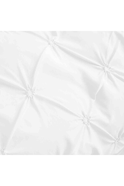 JOJO HOME Bed Linen, 6 Pieces, Embroidered Pleats, Finet Premium, White