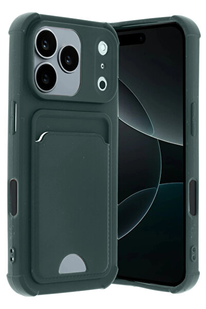 bbtech حافظة متوافقة مع آيفون 17 برو ماكس مصنوعة من السيليكون TPU مع حماية لل...