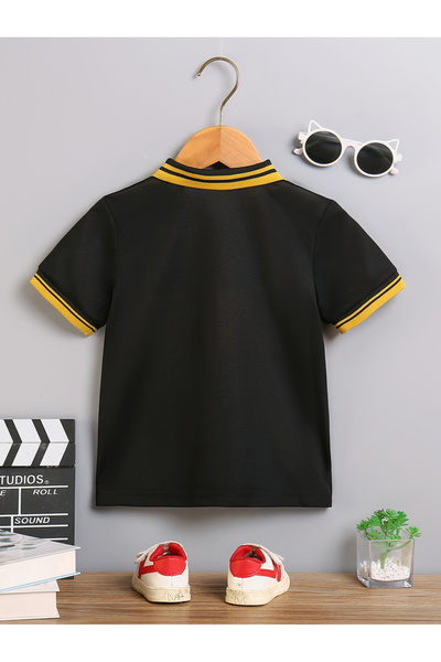 Take Two By Styli Boys Color Block Polo T-Shirt