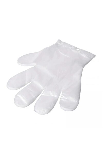 HENDI Disposable Gloves with Hook - Set of 100 pcs, versatile, transparent; universal size