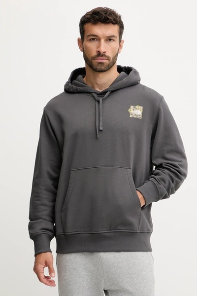 THE NORTH FACE M Connect Relaxed Hooded Sweatshirt-Grap Men's Anthracite Sweatshirt Nf0A8E40Rhi1