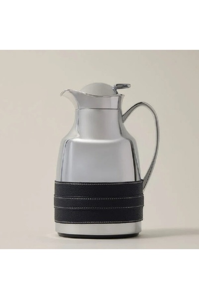 Dallaty Steel vacuum flask leather beige 1L