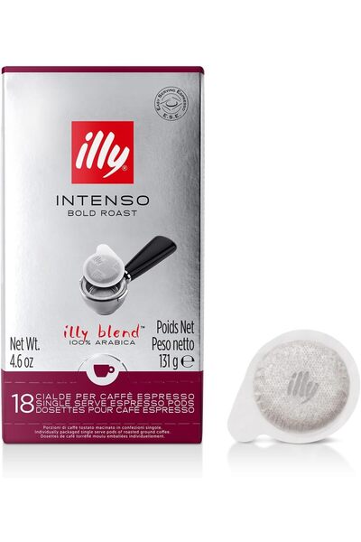 illy كبسولات قهوة إي. إس. إي - ١٨ كبسولة (عبوة واحدة، تحميص قوي)