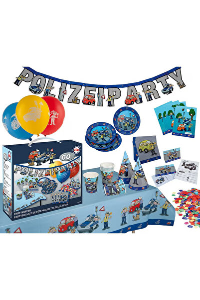 Disney Party set, Little Policeman, 60 pieces, multicolor