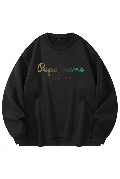 PALPİTO Dámská oversize mikina s potiskem London a výstřihem do V