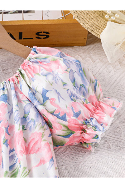 Take Two By Styli Multi Floral Print A-Line Dress