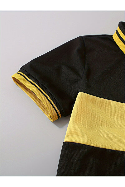 Take Two By Styli Boys Color Block Polo T-Shirt