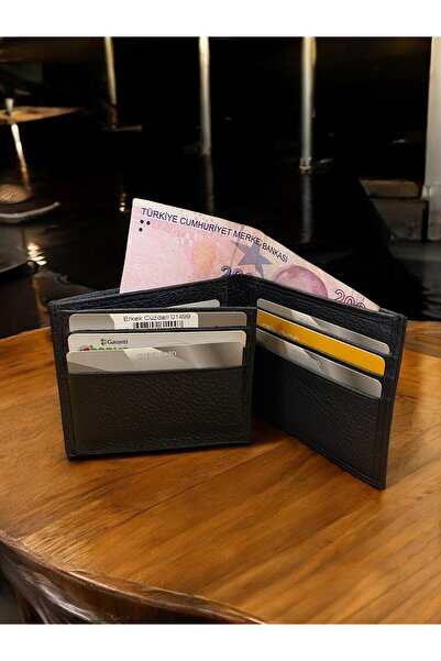 BY NAPPA Men's Genuine Leather Wallet 01499 Black