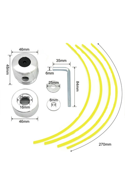 Greentech Üniversal Örümcek Tırpan Başlığı Misina Kafası