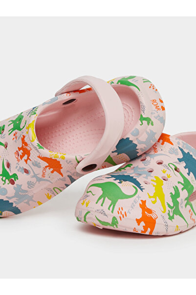 Take Two By Styli Girls Graphic Print Heel Strap Clogs