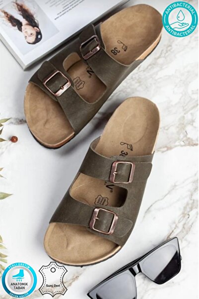 indispensablely Madrid Unisex Orthopedic Sole Strap Buckle Daily Comfortable Home & Outdoor Slippers