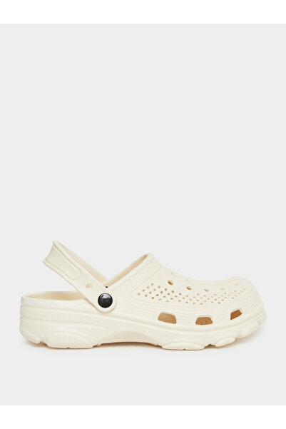 Take Two By Styli Vamp Perforated Solid Heel Strap Clogs