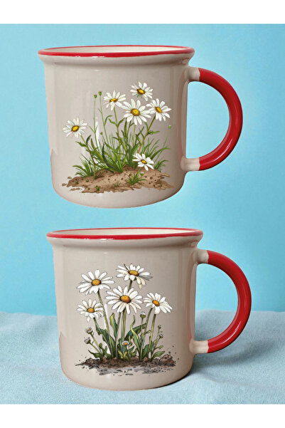 lili hediyelik كوب باباتيا ذو الفمين باللون الأحمر - هدايا لعيد الأب، هدية عي...