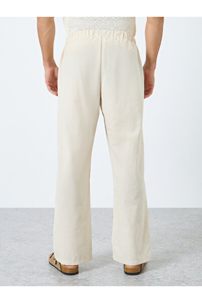 Take Two By Styli Solid Relaxed Fit Pants with Drawstring