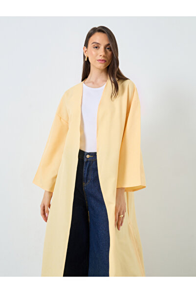 Take Two By Styli Solid Side Slit Abaya