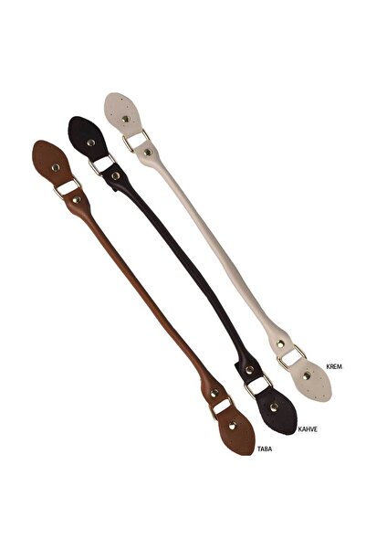 Ritzz Elegans Tubular Ear Bag Handle 40 cm (Pair) - Cream