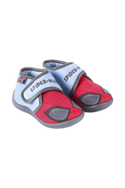 SPIDERMAN Pantofi interior, inchidere cu arici, Rosu,