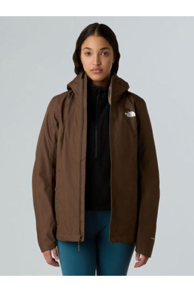 THE NORTH FACE W Quest Trıclımate - Eu Women's Brown Coat Nf0A3Y1Ie2V1