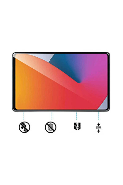 zore iPad 10.9 2020 (4Th Generation) Compatible Ata 5in1 Tablet Tempered Glass Screen Protector - Colorless