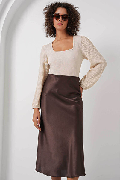 Bigdart Long Sleeve Cream Women's Blouse O442