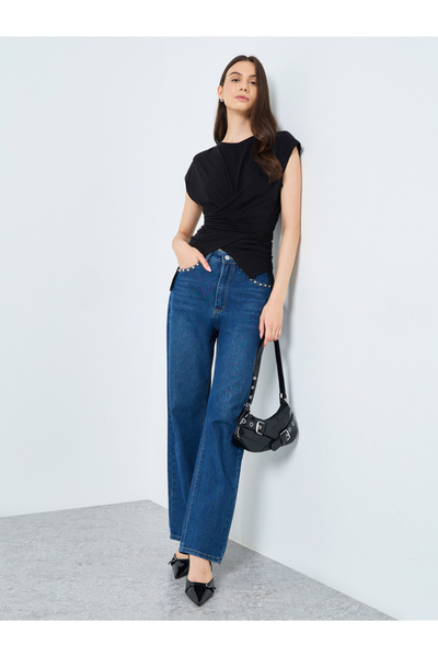 Take Two By Styli Women Solid Sleeveless Twist Front Top