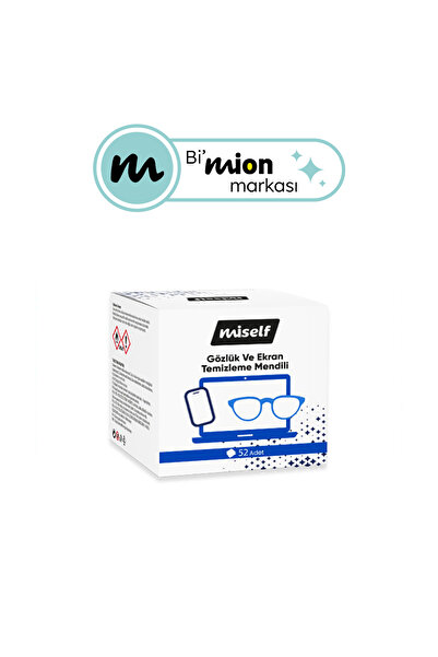 MİON Miself Gözlük ve Ekran Temizleme Mendili 52'li