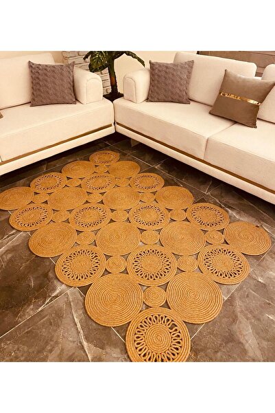 Jute Rug, Mat, Kitchen Rug, Bath Mat, Rug, Carpet, Living Room Rug, Balcony Mat