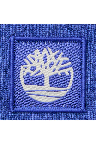 Timberland Tonal Patch Beanie Erkek Mavi Şapka Tb0a65jaeyq1
