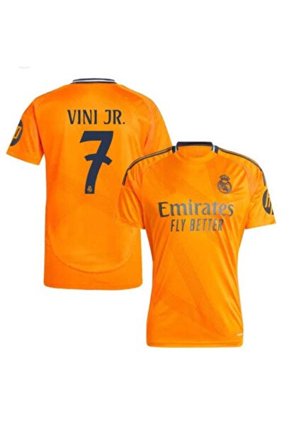 Lion Spor R.Madridd 2024/25 New Season Vini. Jr. Away Jersey (Orange)