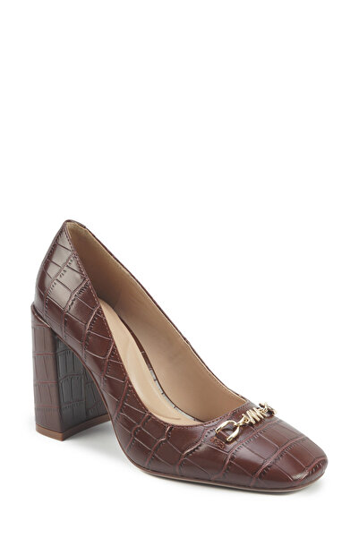 Nine West EATHAN2 5PR Καφέ Γυναικεία Παπούτσια με τακούνι