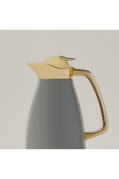 Dallaty vacuum flask chrome and grey 1L