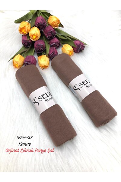 Sedef 3045 Lüks Likralı Penye Şal