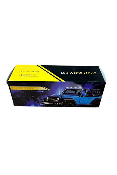 mefsa Off Road Lamba Çalışma Lambası Dikdörtgen 12-24v 24W Beyaz Led Lamba LA...