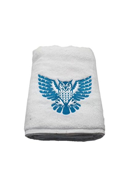 H Hotel Supplier Prosop de Baie Brodat, Hotel Supplier, bumbac 100%, Alb, 70x...