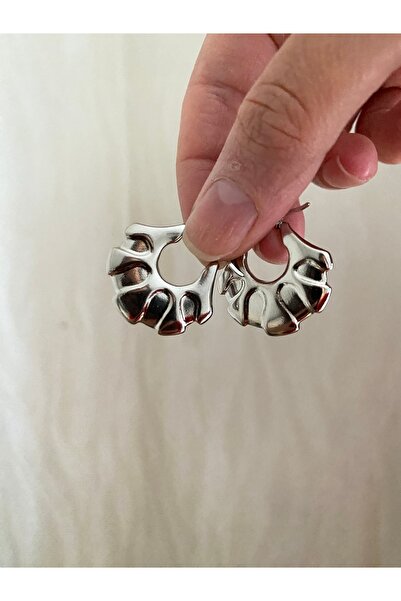Petek Collection Vintage Clip-On Silver Steel Earrings