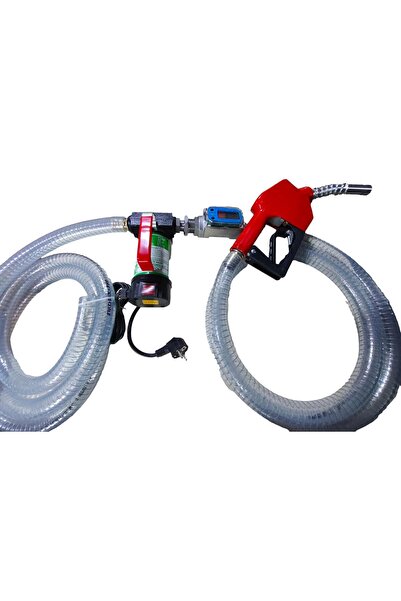 Düzey 220 VOLT SIVI AKTARMA POMPASI & SAYAÇ & OTOMATİK AKARYAKIT TABANCASI SETİ