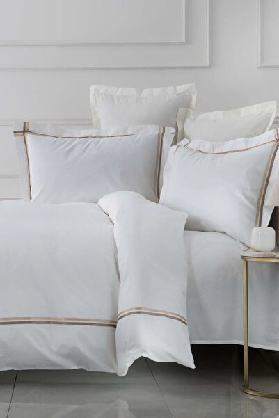 Karaca Home Комплект двоспальної постільної білизни з сатину перкалевої білиз...