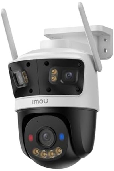 Imou Cruiser Triple-Lens: 11MP Dual-Lens Outdoor Smart Security Camera with Human/Vehicle Detection