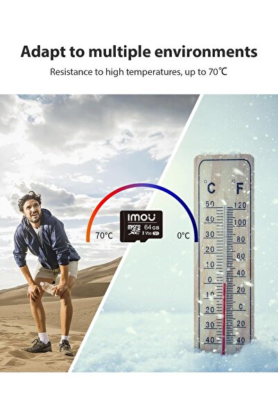 Imou 64GB microSDXC Card Class 10 - Up to 100MB/s (UHS-I)