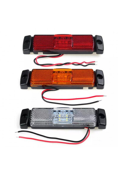 Led Light Alex Lampa laterala 12 v-24 v, 4 led, lumina galbena
