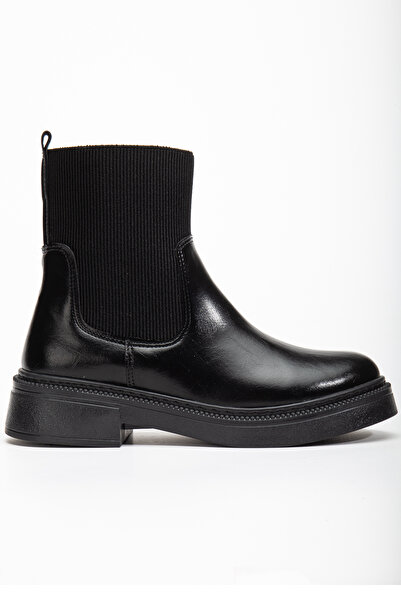 MaskButik Aygen Elastic Leather Boots