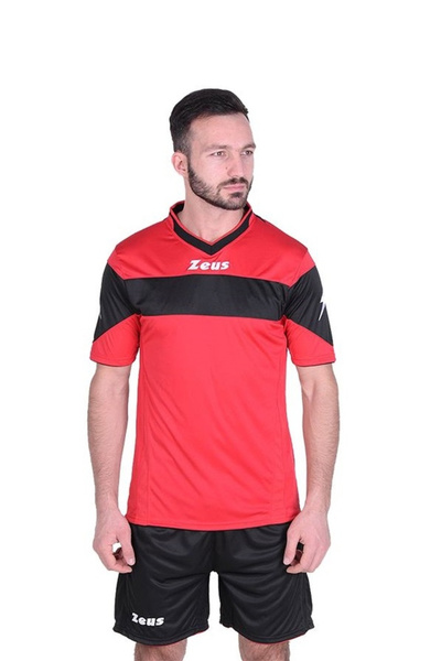 ZEUS Apollo Red Black XL Football Set