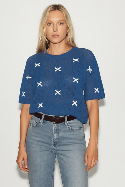 HAKKE Fiyonklu Ajurlu Oversize KAZAK