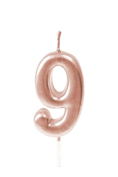 Share the Love Nine Number Candle - Rose Gold