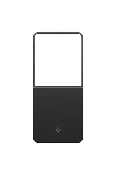 Spigen Galaxy Z Flip 7 ince Kılıf Air Skin Aramid Askeri Sınıf Koruma Black Dokulu Yüzey Kapak - ACS09564