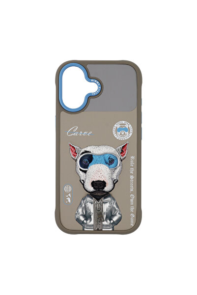 Nimmy Συμβατή με iPhone 17, θήκη με φερμουάρ για γυαλιά 3D, με λεπτομέρεια σκ...