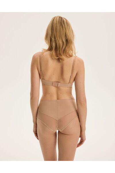 ESOTIQ Women's Panties Briefs Hipster Style High Waist Smooth Fabirc with Mesh Bakc Details | Cleary