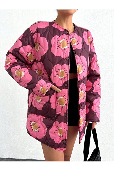 MİSS MİLLİON ÇİÇEK DESENLİ KADIN MONT